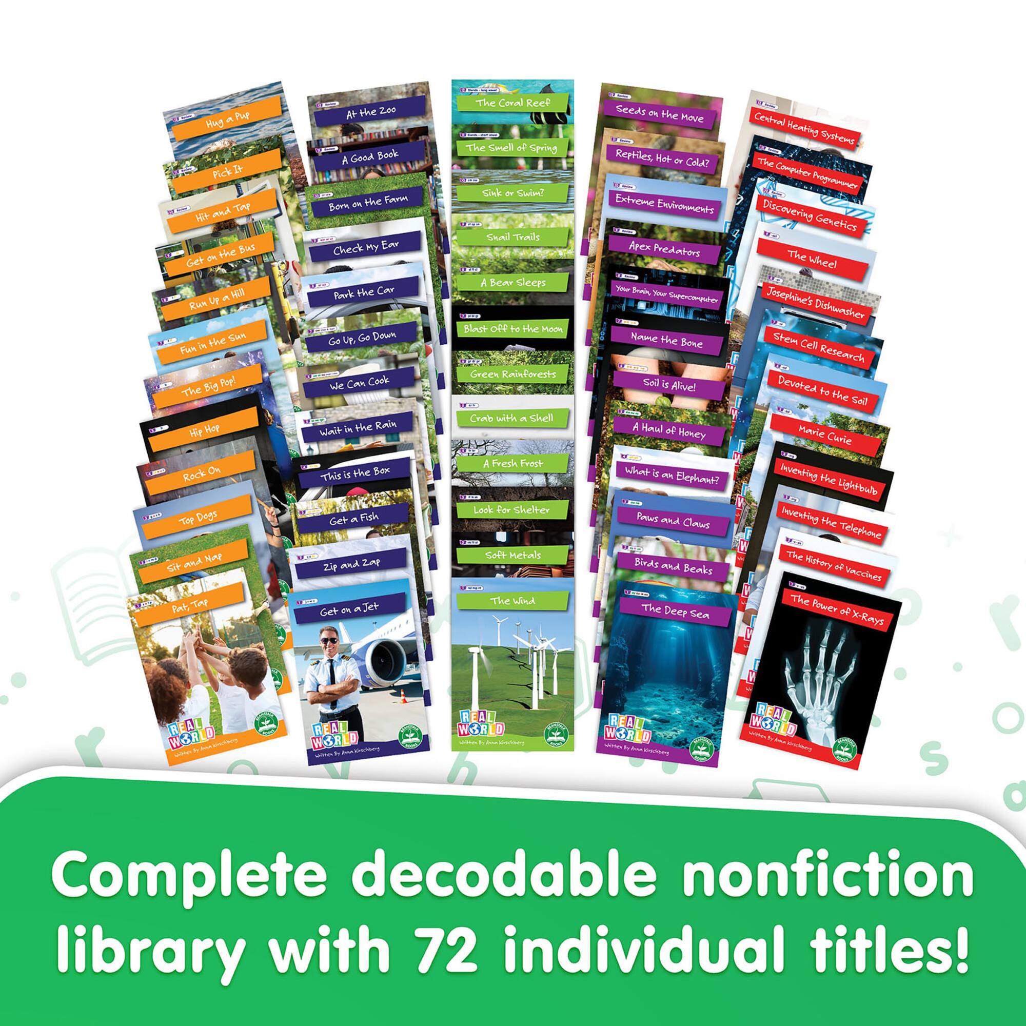 Beanstalk Books Decodable Readers Real World Readers Set